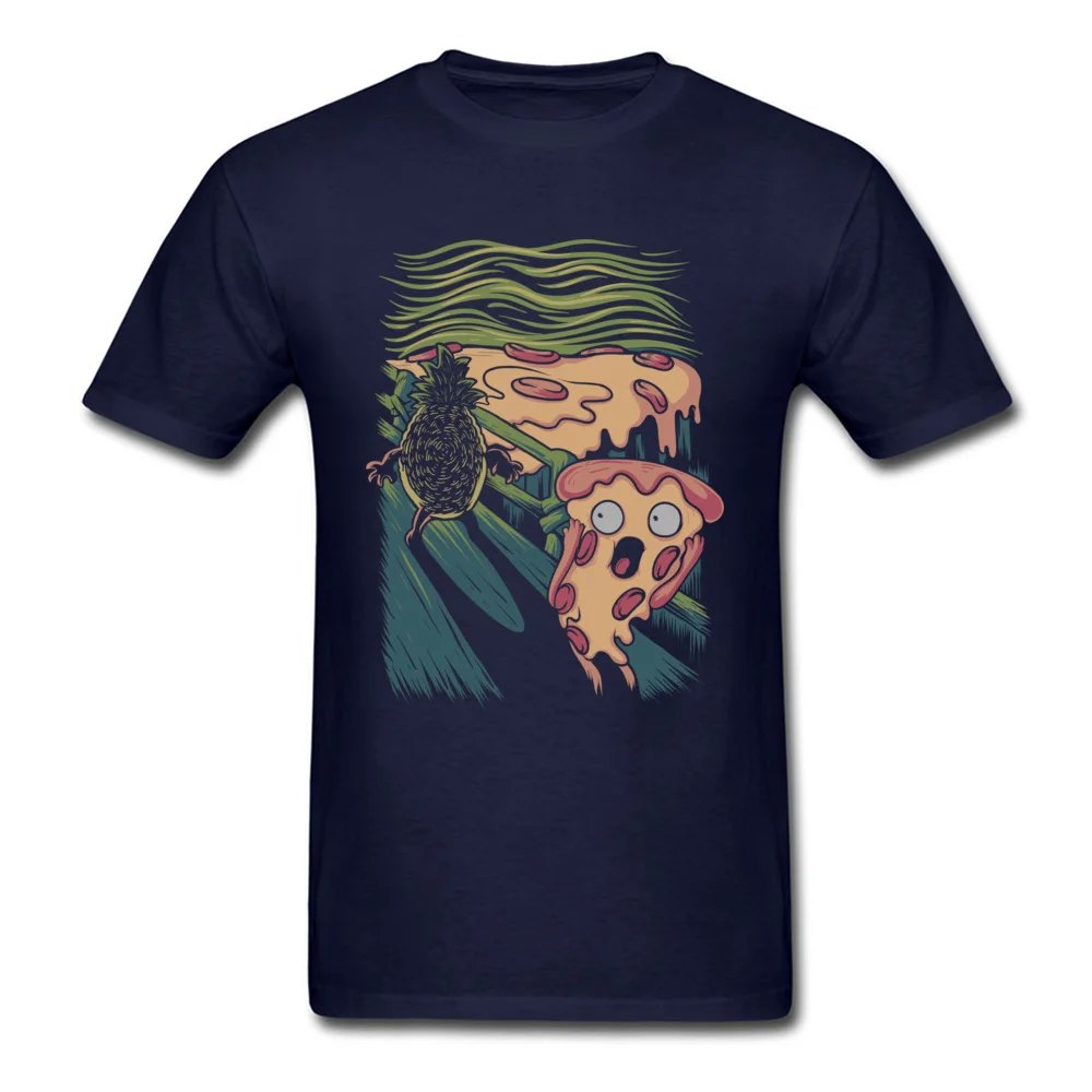 Pizza Nightmare Special Young Tshirts O-Neck Short Sleeve Cotton Fabric Tops T Shirt Casual Tops & Tees Drop Shipping Pizza Nightmare navy