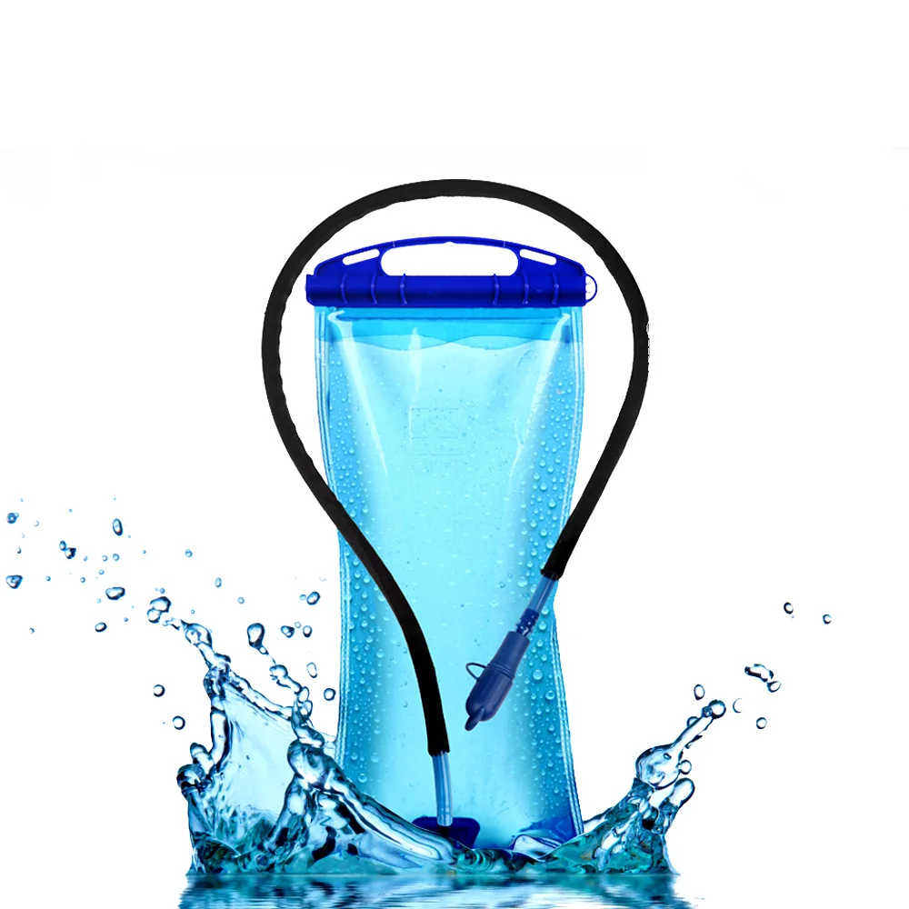 NEW 2L Portable PEVA Wide Mouth Hydration Drinking Water Bladder Bag