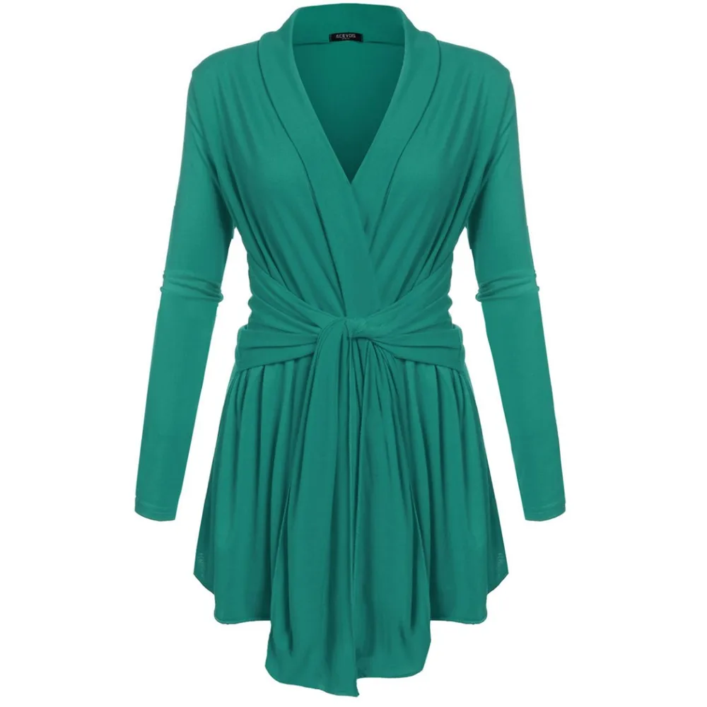 Deep V Neck Asymmetric Hem Lace Up Casual Dresses Deep V Neck Asymmetric Hem Lace Up Casual Dresses