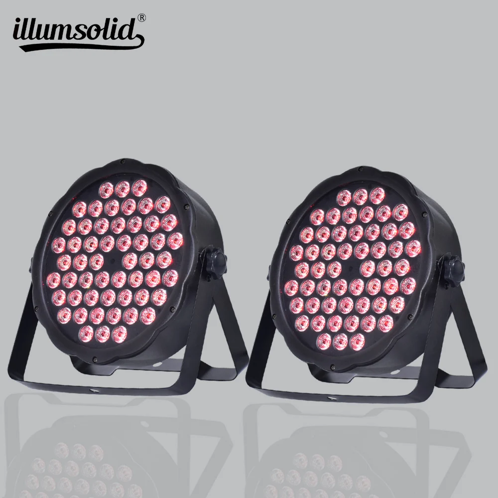 

Par Stage Lights 54x3W LED DMX-512 Control RGBW Wash Light Great Uplighting for Party DJ Disco Wedding Club Show Stage Lighting