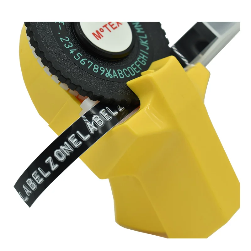 Yellow Motex E101 Manual Label Maker 