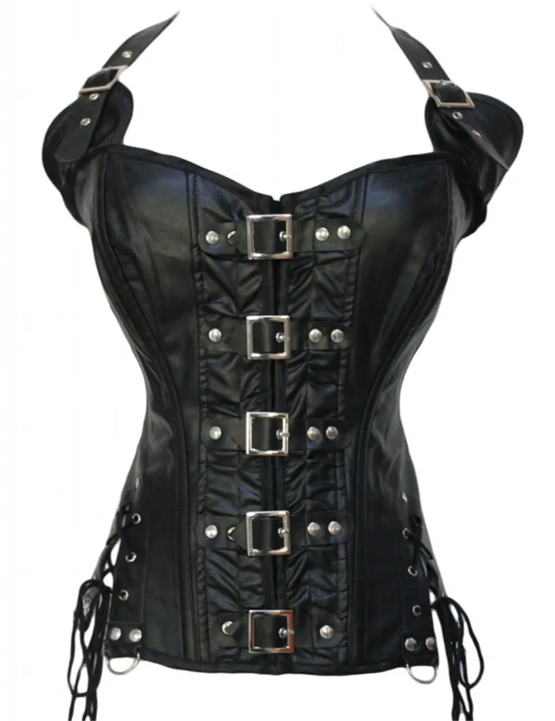 

AJ2225 newly high quality steampunk corset two colors buckle-up with waist shaper corset underbust modeladora slim sexy corset