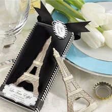 200 шт креативные новые предметы для вечеринки Эйфелева башня бутылка ключ свадебные сувениры, Подарочная коробка Упаковка# FH34