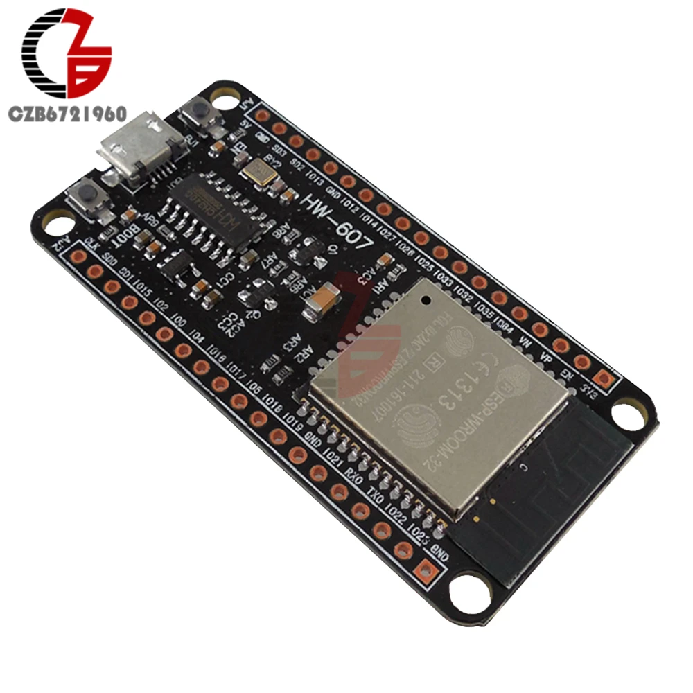 ESP-32 ESP32 Беспроводной Wi-Fi и bluetooth-адаптер 2,4 ГГц CP2102 микро USB, макетная плата двухъядерный модуль ESP-32S CH340G подобным ESP8266