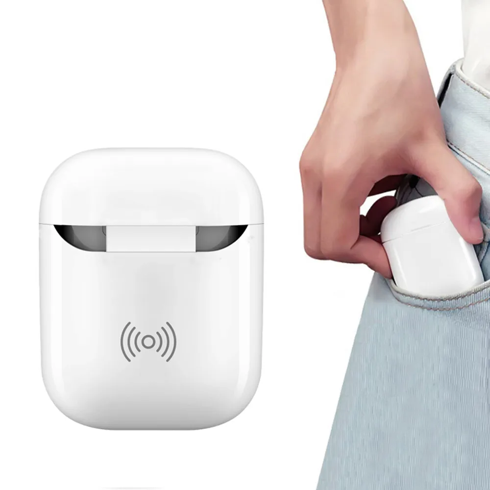

Qi Wireless Charger Receiver Charging Headset Cover Case For Apple Airpods