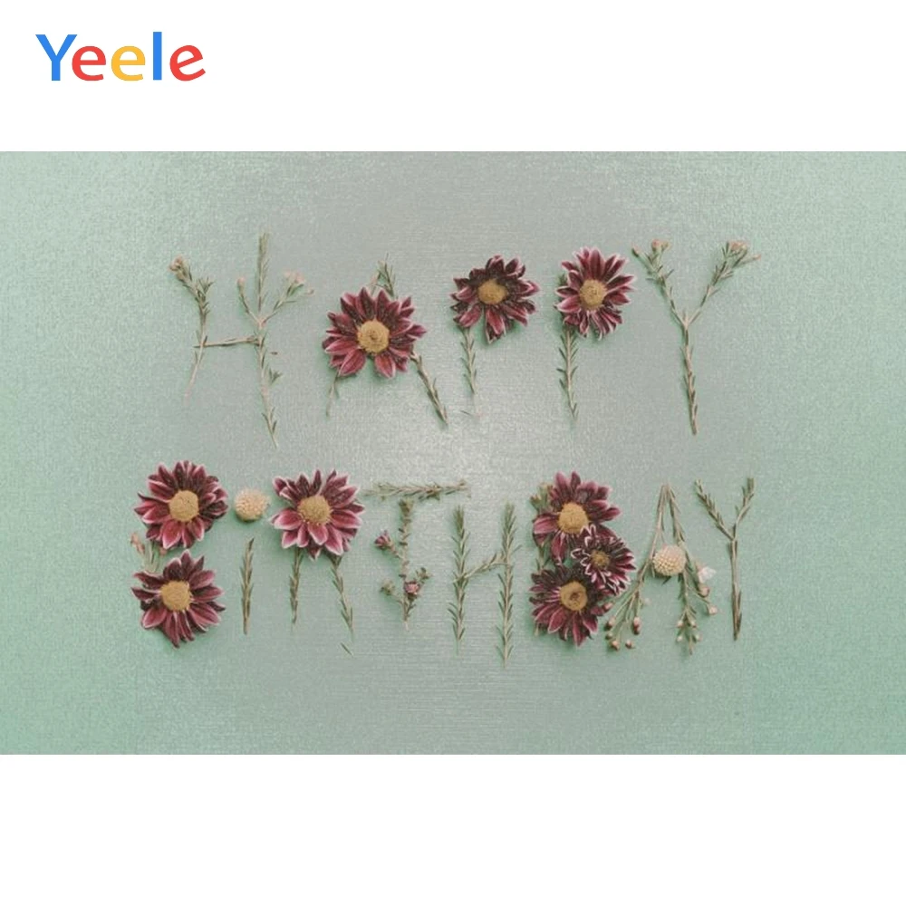 

Yeele Flowers Typeface Solid Color Birthday Portrait Photo Photography Backdrops Photographic Backgrounds Photocall Photo Studio