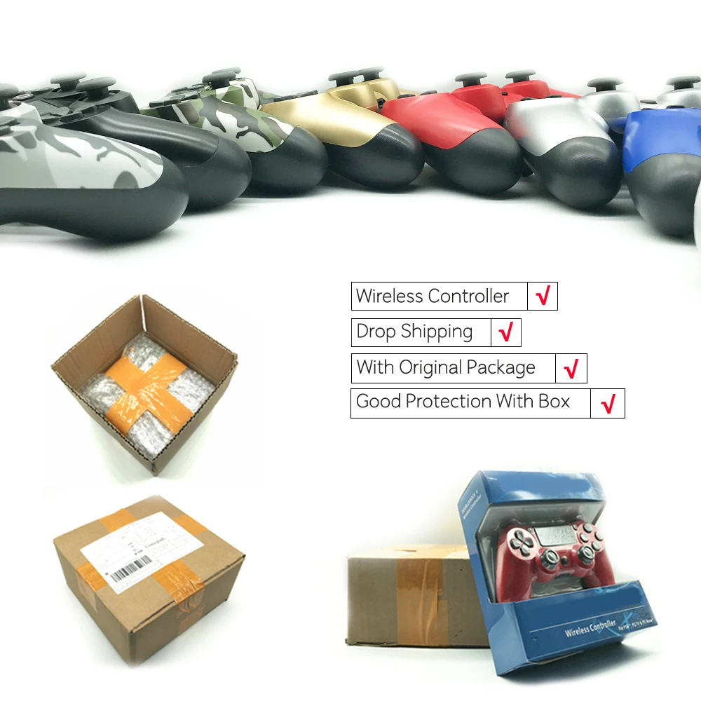 

Wireless Bluetooth Gamepad Remote Controller for Sony Playstation 4 PS4 Controller For PlayStation 4 Dualshock4 Joystick Gamepad