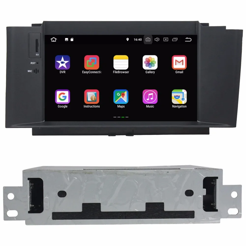 Flash Deal Android 8.1 Quad core 7" Car Radio DVD GPS Navigation for Ford Citroen C4 2012 2013 2014 2GB RAM Bluetooth WIFI USB 16GB ROM 2