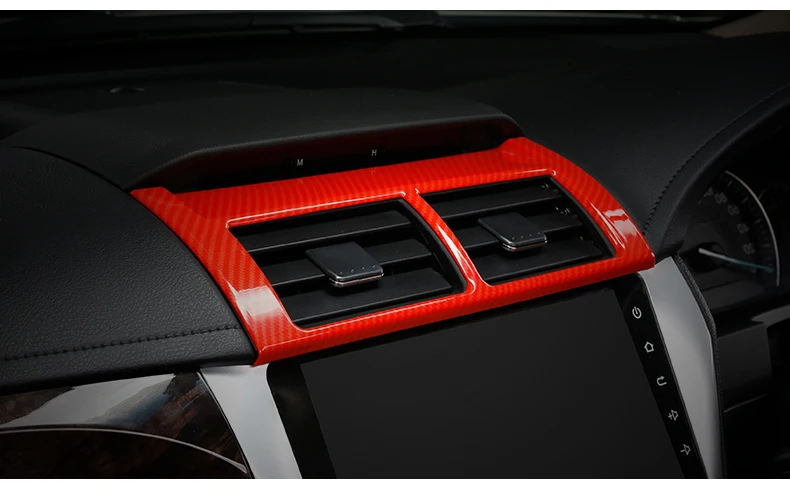 Интерьер автомобиля Dashboard Кондиционер Выход Vent рамки накладка Стайлинг для Toyota Camry ABS чехлы автомобильные авто запчасти