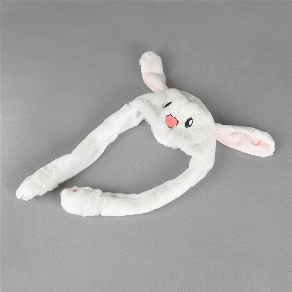 Привлекательные новые стильные детские мягкие движущиеся уши кролик шляпа танец плюшевые игрушки для подарка