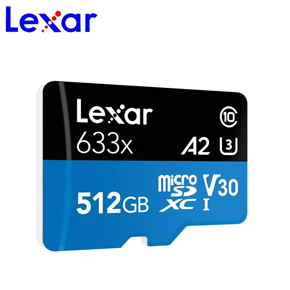 Lexar 633x карты памяти 256 ГБ 128 Гб 64G 95 МБ/с. 512 Micro sd карта Class10 UHS 1 флеш Microsd TF/sd s для