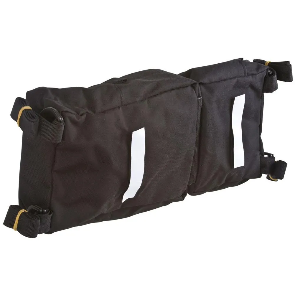 2PCS 600D Oxford ATV Fender Bags ATV Tank Saddle Bags Cargo Storage Hunting Beach