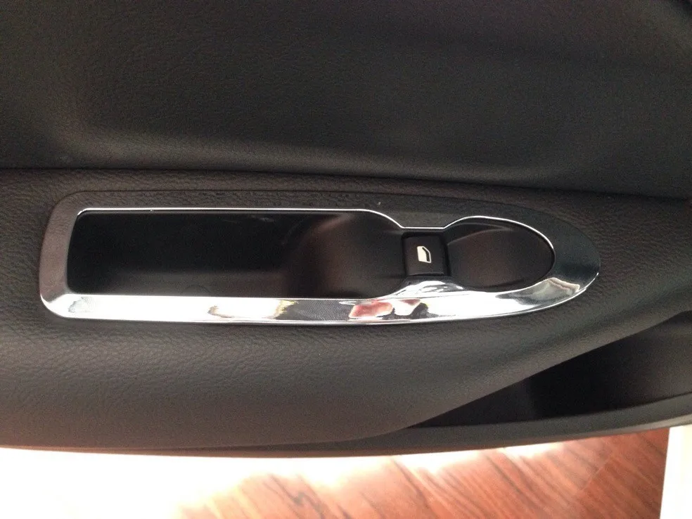 Высококачественный ABS Chrome Стекло переключатель декоративная рамка, внутренний подлокотник декоративная рамка для Citroen C4L 2013- Автомобиль-Стайлинг