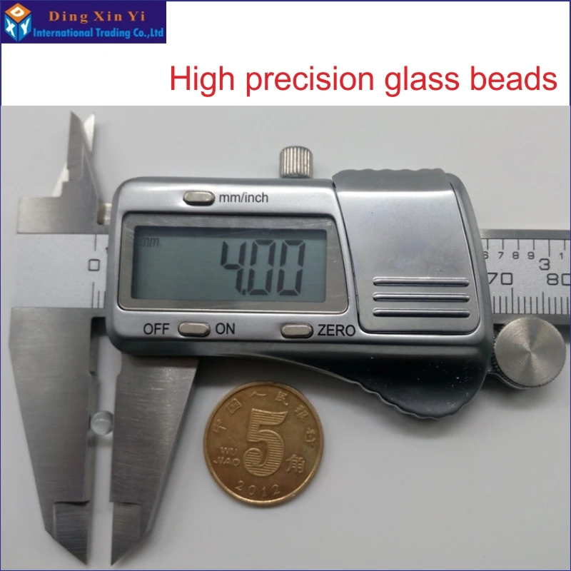 

2000pcs/lot High precision 4mm glass bead Laboratory with glass beads