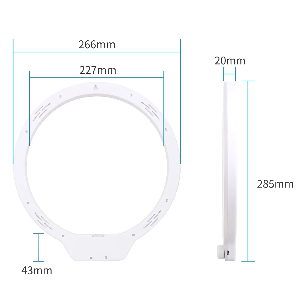 Zomei ZM128 камера Студия видео портативный фотографии кольцо свет 3200 K-5500 K фотография кольцо лампа для Iphone X 8 plus 7 Plus