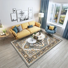 Классический Европейский стиль ковер шаблон для домашнего декора Хрустальный бархат ковры для гостиной спальни ковер детская комната