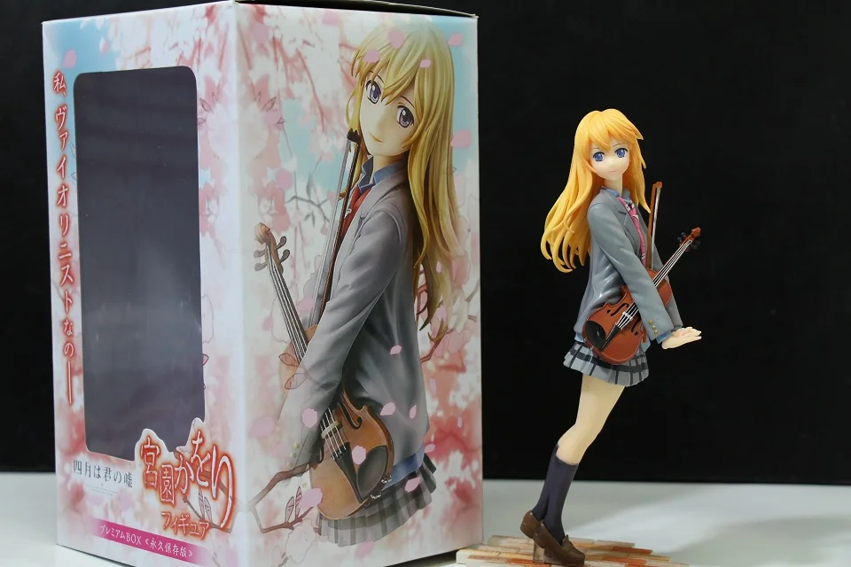 Новая скрипка Shigatsu wa Kimi без использования Miyazono Kaori игрушка комикс амин ваша ложь в