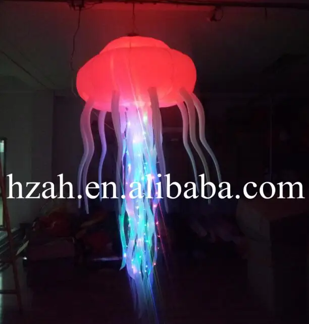 Новое красочное освещение надувной воздушный шар "Медуза" для украшения