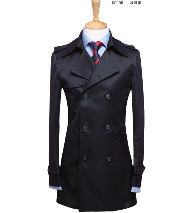 Спайк! Черный мужской Тренч Тонкий Модный Повседневная мужская куртка Тренч мужское Мужское пальто мужские куртки плюс размер 2XL 3XL