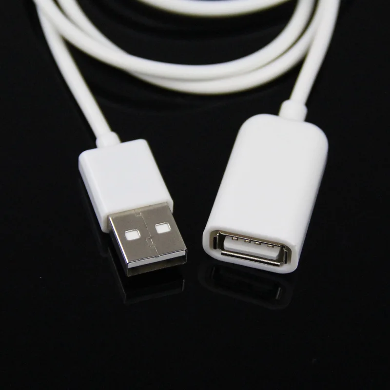 50 см 0,5 м короткий мини USB расширенный кабель адаптер для зарядки USB штекер к USB Женский конвертер для ПК зарядное устройство Android телефон