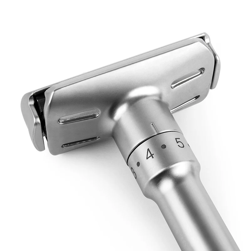 HAWARD Adjustable Shaving Razor For Men Double Edge Safety Razor Mild To Aggressive 1 6 Files 4