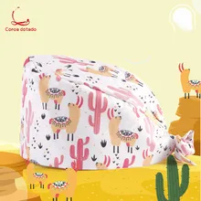 Унисекс печатные хирургические шапки для мужчин и женщин