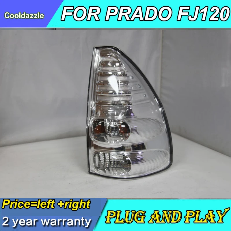 Светодиодсветодиодный задние фонари для Toyota Prado FJ120 2003 2004 2005 2006 2007 2008