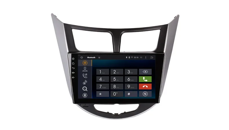 Best Octa Core 1024*600 Android 9.0 Car DVD GPS Player For Solaris Verna Accent Car PC Headunit Car Radio Video Player Navigation 4