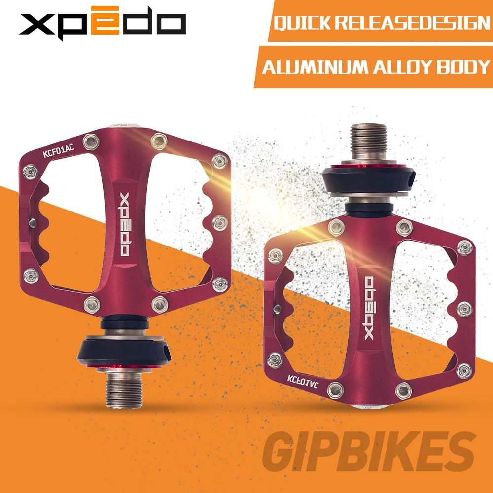 Wellgo Xpedo KCF01AC сверхлегкие велосипедные педали Quick Release из алюминиевого сплава