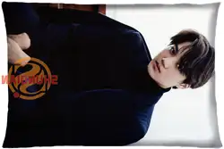 Пользовательские Кай из группы EXO декоративные наволочки 45x35 см (одна сторона) Rectang молния печати Бросок Наволочка крышка Высокое качество