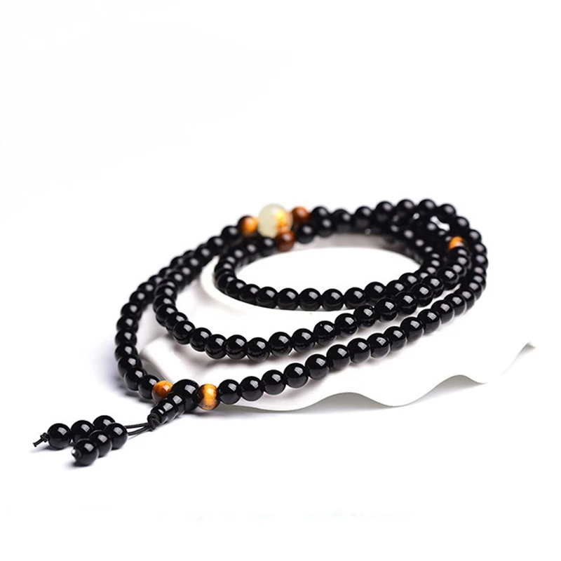 

Multi-layer Beaded Bracelets For Men Woman Stretchy Strand Glass Wristbands Bracelets Christmas Gift Chic Accessories 8C1051