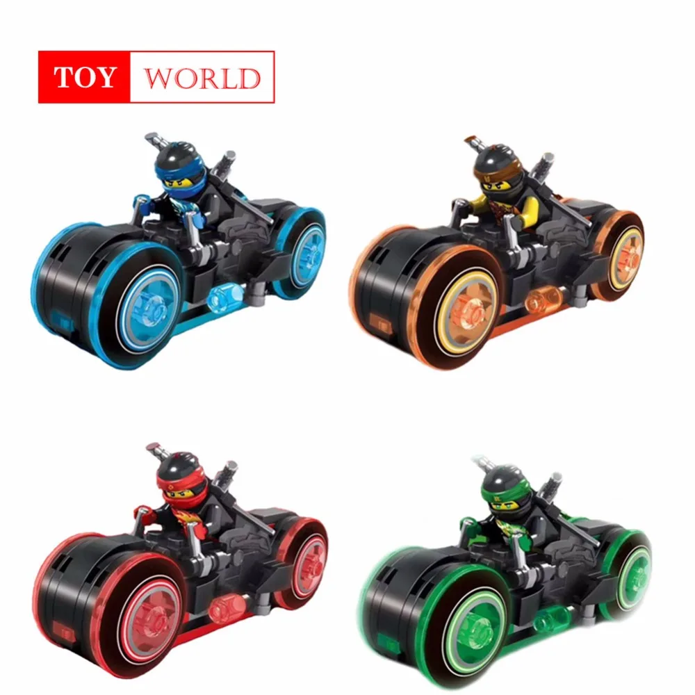 

Ninjagoed Ideas Tron Maste Legacy Light Cycles Motorcycles Building Blocks Sets Bricks Kids Toys Compatible Legoings Ninja Movie