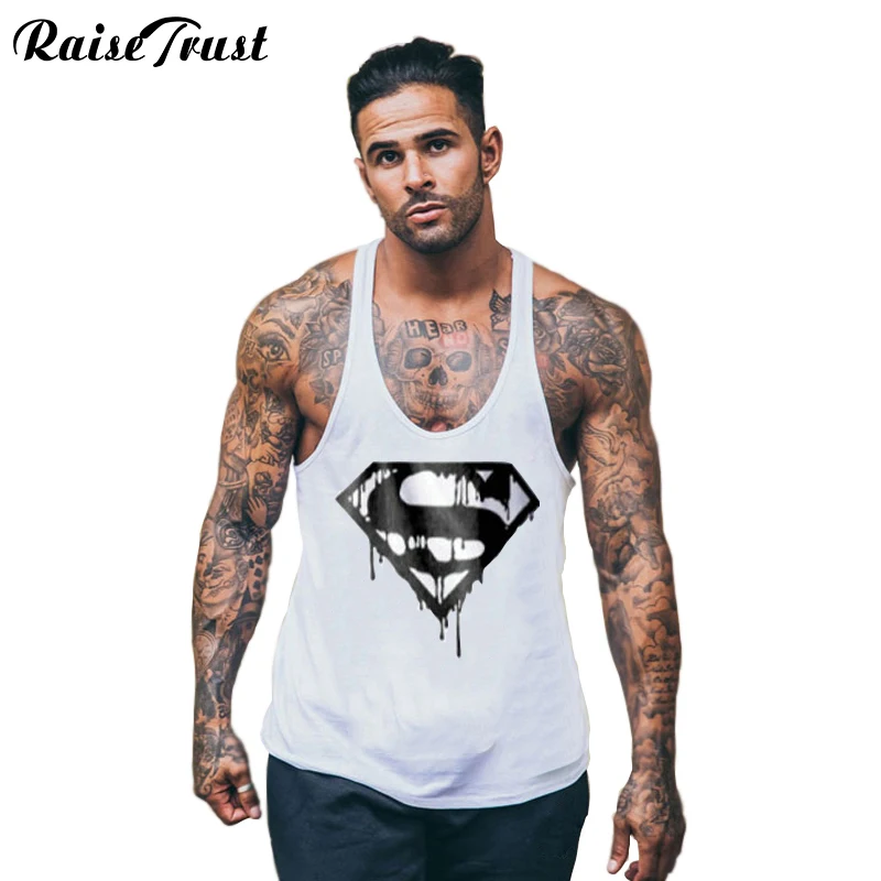 

New regatas gym vest fitness bodybuilding&workout world of tank tops cotton clothing Sport undershirt Big size Loose musculation