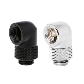 

Barrow G1/4" Thread Male to Female 90 Degree Angle Rotary Fitting Extender Adapter X6HA