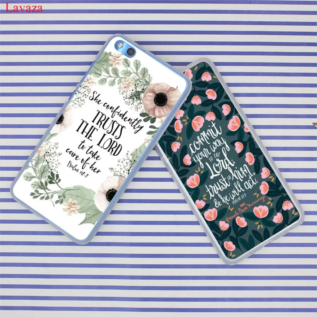 Библейский стих чехол для Huawei P30 P20 Pro P9 P10 Plus P8 Lite Mini 2016 2017 P smart Z 2019|case for huawei|case acase plus