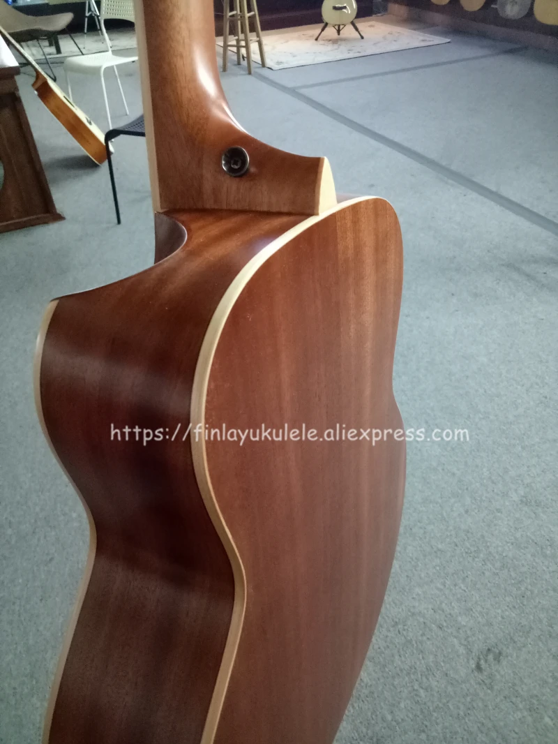 Half cutaway 36 &quotGSMINI гитара с твердой еловой верхней частью/корпусом из красного