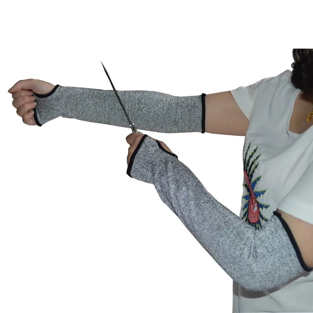 

1Pc 36cm Safety Cut Proof Stab Resistant Stainless Steel Wire Metal Mesh Butcher Bracers Work Arm Protective Safety Gloves