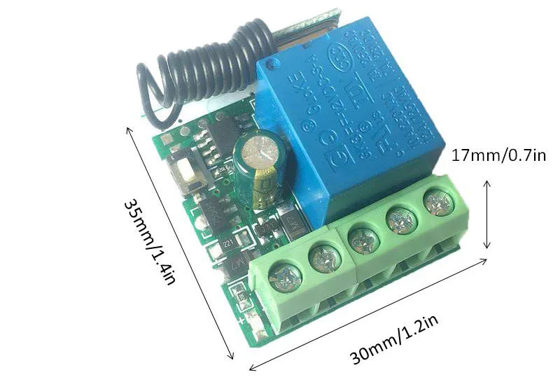 receptor de relé rf e transmissor para