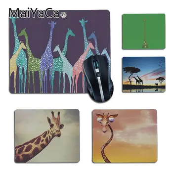 

MaiYaCa Simple Design Giraffe Paint Wallpaper Gamer Speed Mice Retail Small Rubber Mousepad Size25X29cm 18x22cm Gaming Mousepads