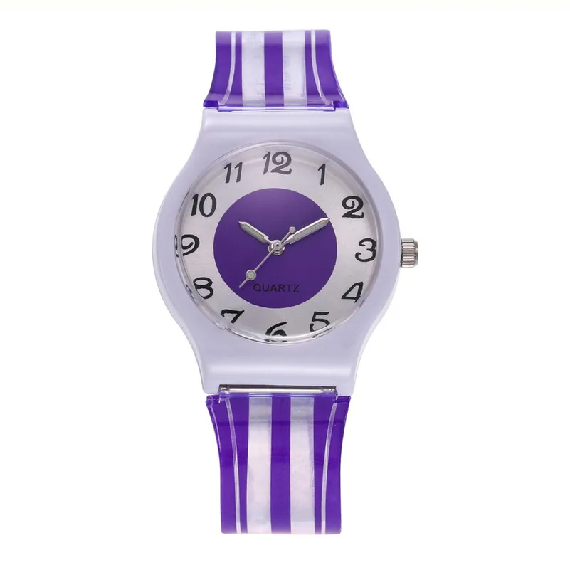2018 New Arrival watch women Student Fashion Silicone Band Analog Quartz Round Wrist Watch Watches clock relogio feminino M21 (5)