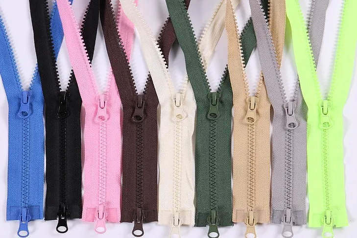 

5pcs/lot 120-150cm 5# open ends resin zipper with double sliders for coat pillow tent luggage sewing craft diy accessories1554