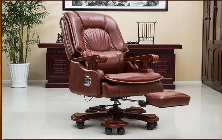 Computer chair. Home chair. Leather reclining office chair.20