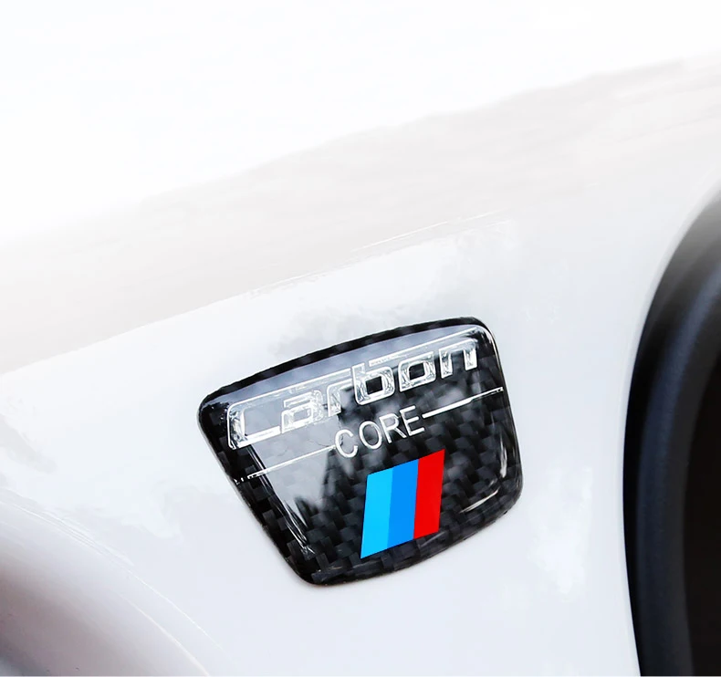 Автомобильная наклейка с эмблемой B из углеродного волокна для BMW 1 2 3 4 5 6 7 серии E90