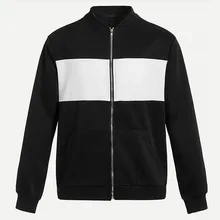 Men Jacket Fashion Slim Large Size Baseball Jacket 2019 Spring And SummerNew Jacket Casual Long Sleeve Solid ColorJacket