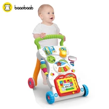 Baaobaab STC1 детские ходунки мультифукционный малыш с игрушками доска для рисования тележка сидя-к-Стенд ABS музыкальные ходунки Регулируемая скорость