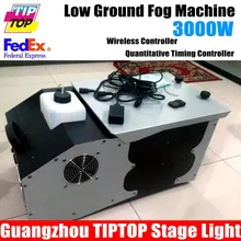 Freeshipping 3000 Вт Туман Машина DMX512/Remte Управления Непрерывной Низинных Местах 3000 Вт Сценический Дым машина 90 В/240 В