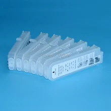 hot sale 6color 280ml/pc PFI-107 Refill Ink Cartridge with disposable chip For Canon ipf670 ipf680 ipf685 ipf770 ipf785 printer