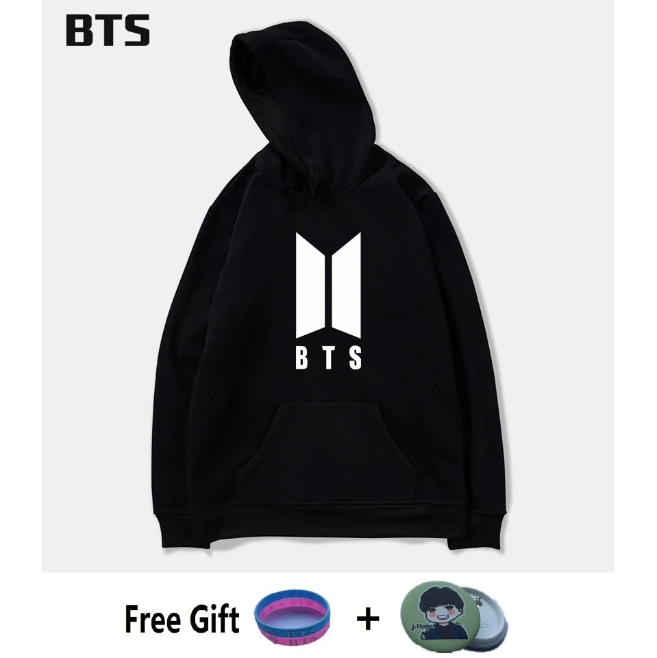 BTS Oversized Sweatshirts Hoodies Casual Female Fashion New Streetwear Bangtan Boys JIMIN Kpop Tracksuit Loose Hoodie