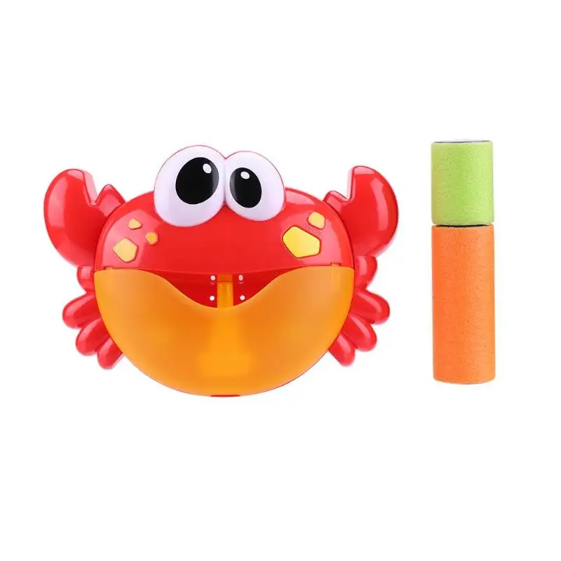 Newl Bubble Crabs Baby Bath Toy Funny Bath Bubble Maker Pool Swimming Bathtub Soap Machine Toys Water Gun for Children Kids - Цвет: 04