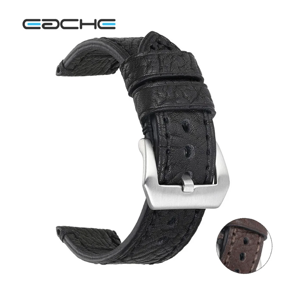 Top Quality Handmade Tanned Genuine Leather Watch Band Leather Strap Watch 20mm22mm 24mm With